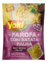 Farofa De Mandioca Com Batata Palha Yoki Pacote 200g