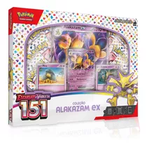 Pokémon Estampas Ilustradas 151 - Box Alakazam Ex