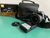  Nikon D3300 - Kit Com Lente 18-55mm - 4856cliques Novíssima