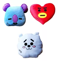 Cojín Almohada Peluche Bts Bt21 35cm X 35cm Fan Made Kawaii