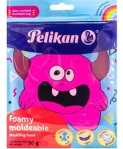 Foamy Moldeable 50gr Pelikan Color Manualidades Color Magenta