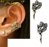 Zarcillo Solitario Ear Cuff Hombre Mujer Angel Midi Unisex