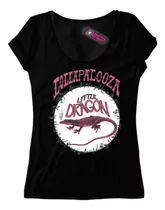 Remera Mujer Lollapalooza Little Dragon Rp217 Dtg Premium