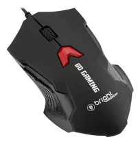 Mouse Gaming Preto Usb Com Controle Dpi Madro 6 Botões Pc