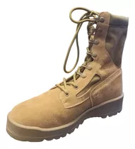 Bota Táctica Comander Color Coyote Marca Basmar Militar 