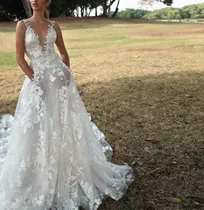 Vestido De Novia Civil Fiesta Ultima Moda Importado Art 359