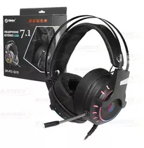 Fone De Ouvido Over-ear Gamer Shinka Sh-fo-q10 Com Luz Led