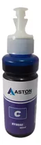 Refil De Tinta Compatível Epson T664 Ciano 100ml - Aston