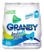 Jabon En Polvo  Granby 400g X Funda De 24 Unidades