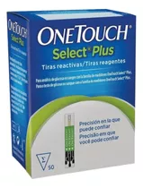 Onetouch Tiras Select Plus Paquete 50 Tiras Para Glucómetro Color Blanco