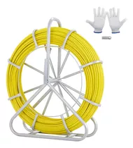 Guía Jala Cable Fibra De Vidrio 3 Cabezales 656ft 1/4''