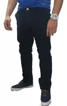 Calça Sarja Preta Masculina Slim Fit C/ Lycra Skinny + Cores