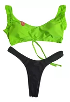 Bikini Armada Talle 95 Marca Grevien Malla Maya Mujer Baño