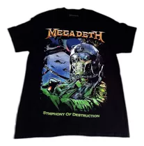 Megadeth Symphony Polera M-l-xl Blackside 