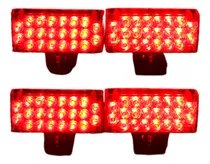 Strobo Vermelho 22 Leds E 3 Efeitos