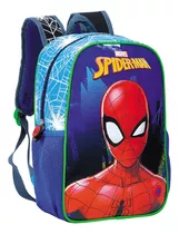 Bolso/  Morral Mediano Spiderman 36 Cm Para Niños Capi 
