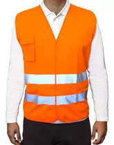 Chaleco Reflectivo Naranja 2 Cintas Cert / Total Safety