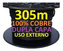 Cabo Rede Cat5e 305m 100% Cobre Uso Externo Dp Capa Connect
