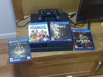 Ps4 Almacenamiento 2tb. Incluye 4 Juegos Y Mando Alternativo