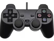 Manete Controle Play Ps2 Kapbom Com Fio Usb Joystick Cor Preto