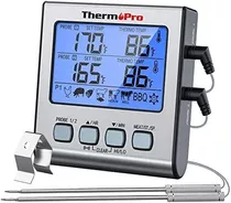 Termómetro De Doble Sonda Thermopro Tp-17 Para Cocinar Carne