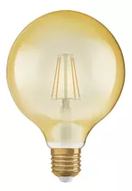 Lámpara Led Osram Vintage Globo Ambar Dim 7.5w Luz Cálida Color De La Luz Blanco Cálido