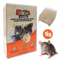 Alimento Rata Raton Extrusado Premium Ratones Roedores 1 Kg