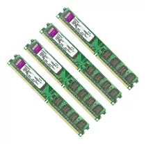 Memória Pc Kingston 4x 2gb = 8gb Ddr2 800mhz Pc2 6400 Kvr800