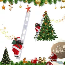 Santa Claus Musical Climbing Ladder - African American ...