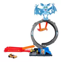 Hot Wheels Pista City Loop Ataque Do Morcego Mattel