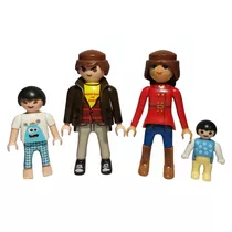 Playmobil Familia Mama Papa Nene Nena Familias Padres