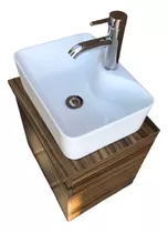 Paquete Lavabo Ovalin Cerámico+llave Lavabo Y Desagüe  Lujo 