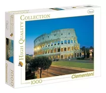 Rompecabezas Clementoni High Quality Collection Roma Colosseo 30768 De 1000 Piezas