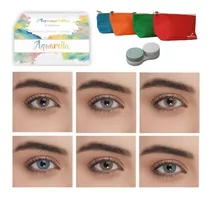 Lentes De Contato Coloridas Hidrocor Aquarella Trimestral 