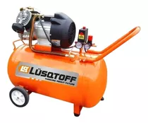 Compresor De Aire Eléctrico Lüsqtoff Lc-40100 Monofásico 100l 4hp 220v 50hz Naranja