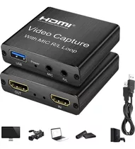 Tarjeta De Captura De Vídeo Y Audio Hdmi Full Hd 1080p 60fps