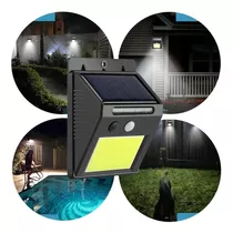 Lampara Led Solar Reflector Exterior Jardin Sensor Luz 48led