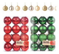 48pcs Globos De Navidad Decoración Ambiente Árbol De Navidad