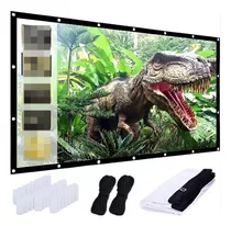 Pantalla Proyector 150puLG(335x182cm) Proyeccion Hd, 4k 16:9