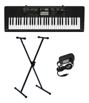 Piano Teclado Casio 5 Octavas Usb Con Pedestal Y Fuente