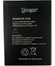 Bateria Pila Siragon Sp 5250 Nueva Somos Tienda Fisica