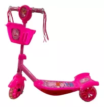 Patinete Peppa Pig Cesta Musical Infantil 3 Rodas