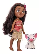 Boneca Colecionável Moana E Puá (35cm) - 35cm