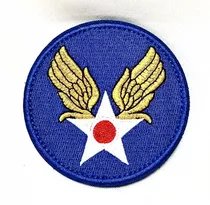 Parche Militar, Tela Velcro, Insignia Army Air Force, Usa