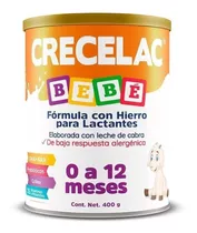 Fórmula Infantil En Polvo Crecelac Bebé 0-12 Meses Lata 400g