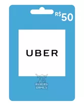 Cartão Pré-pago Presente Uber R$ 50 Digital