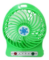 Mini Ventilador Portátil, Usb Recarregável, 3 Ventiladores