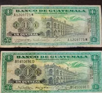 Billete De Guatemala De Q1. 1966 Y 1971