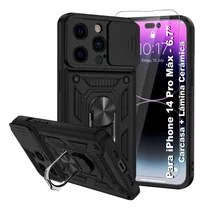 Carcasa Antigolpes 360° Para iPhone 14 13 12 Pro Máx + Mica
