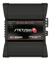 Potencia Stetsom Ex3000 Black 2 Ohms 3000 Rms 1 Canal